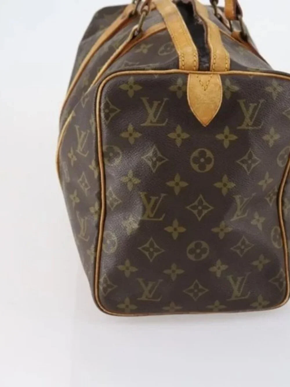 LOUIS VUITTON Monogram Sac Souple 35 Boston Bag M41626 LV Auth 152506